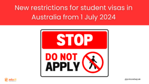 New restrictions for student visas in Australia