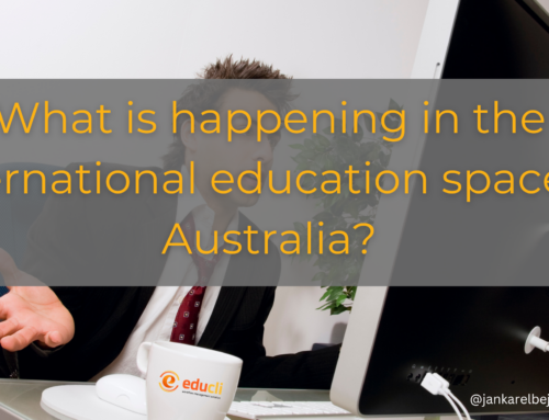 What is happening in the international education space in Australia?