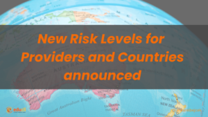 New Risk Levels for Providers and Countries announced