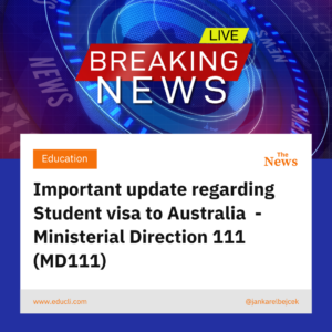 Important update regarding Student visa to Australia !