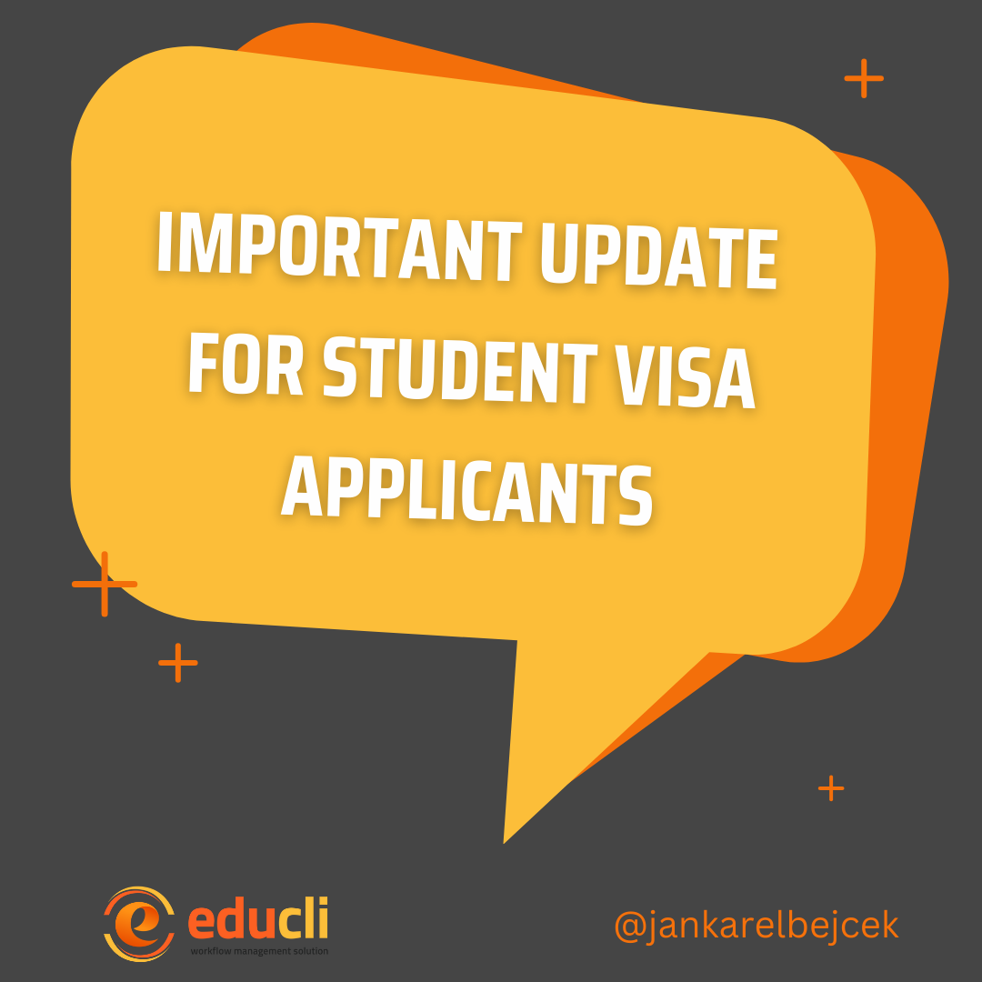 IMPORTANT UPDATE FOR STUDENT VISA APPLICANTS FROM 1 JANUARY 2025