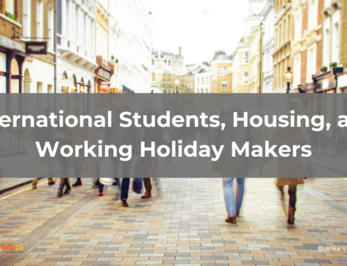 Opinion: International Students, Housing, and Working Holiday Makers