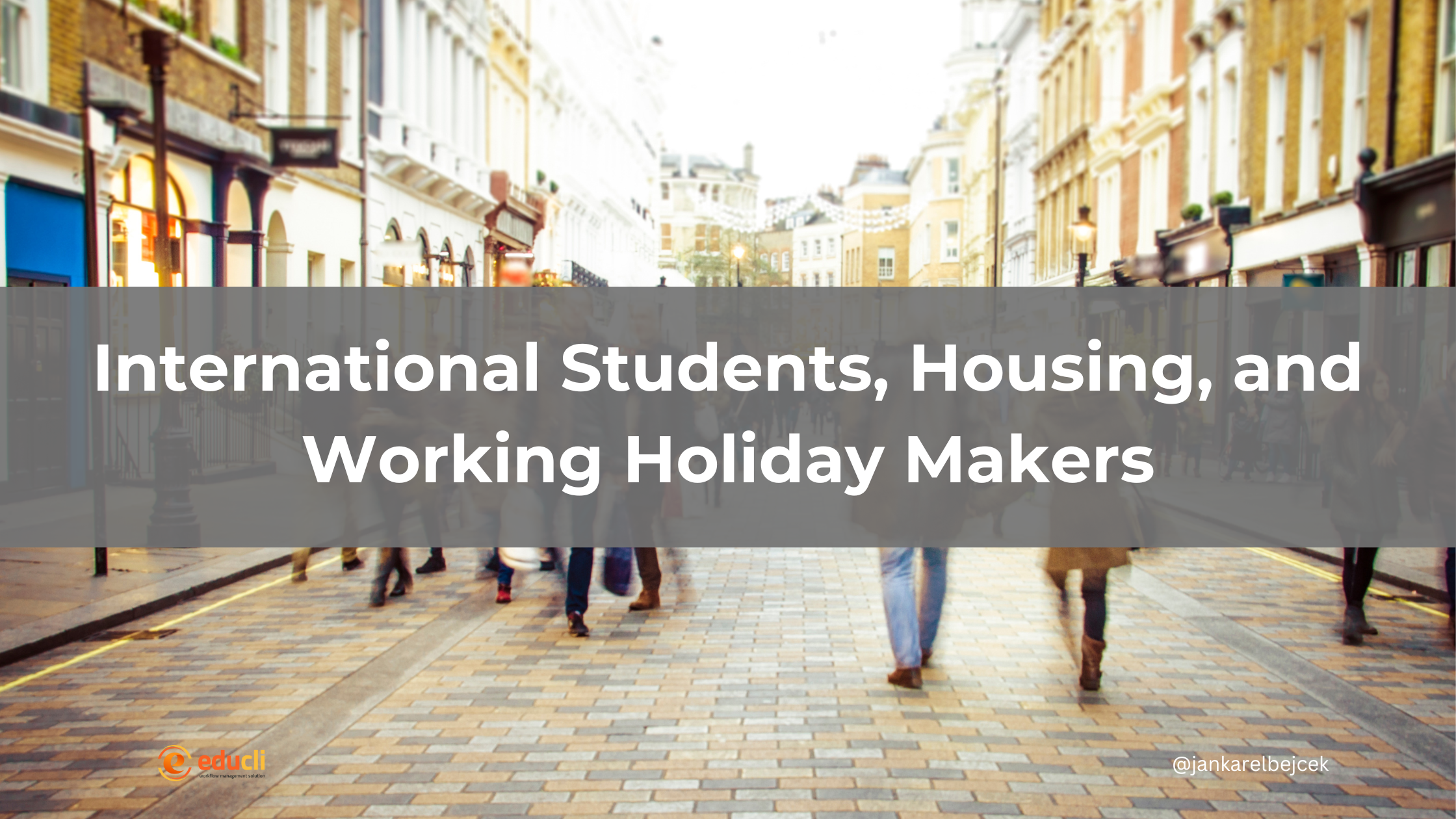 OPINION: INTERNATIONAL STUDENTS, HOUSING, AND WORKING HOLIDAY MAKERS