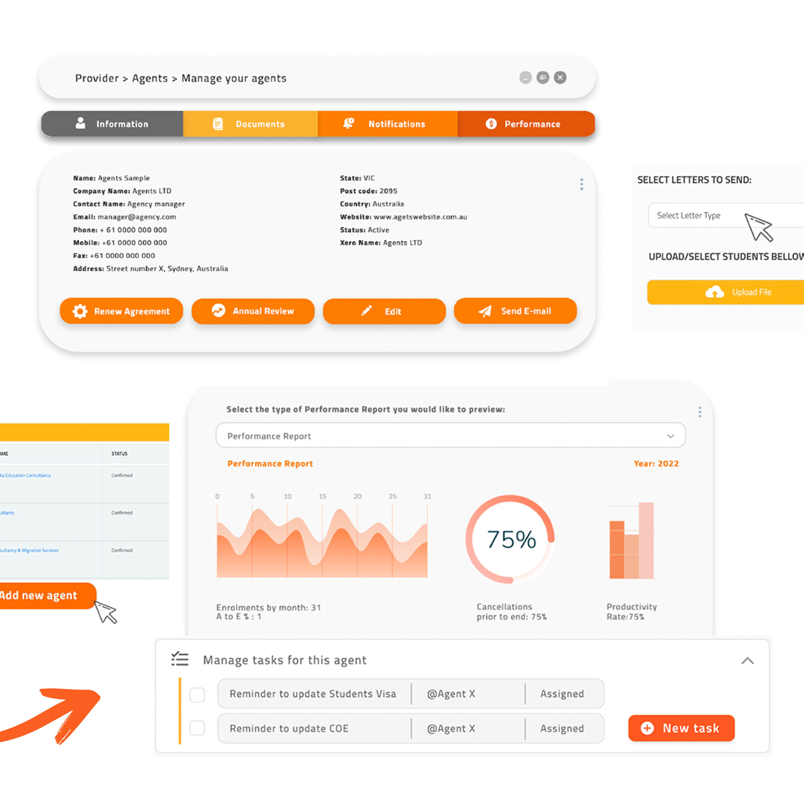 Educli Agents features